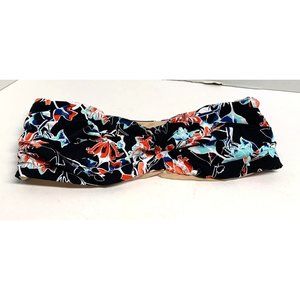 Tart Swim Womens Size m Black Floral Swim Halter Top